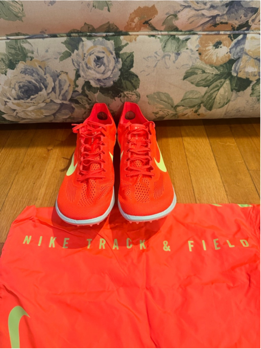 Nike ZoomX Dragonfly 2 Track Spikes Bright Crimson Lime Men's Size 13 FD8413-600 - Picture 4 of 6